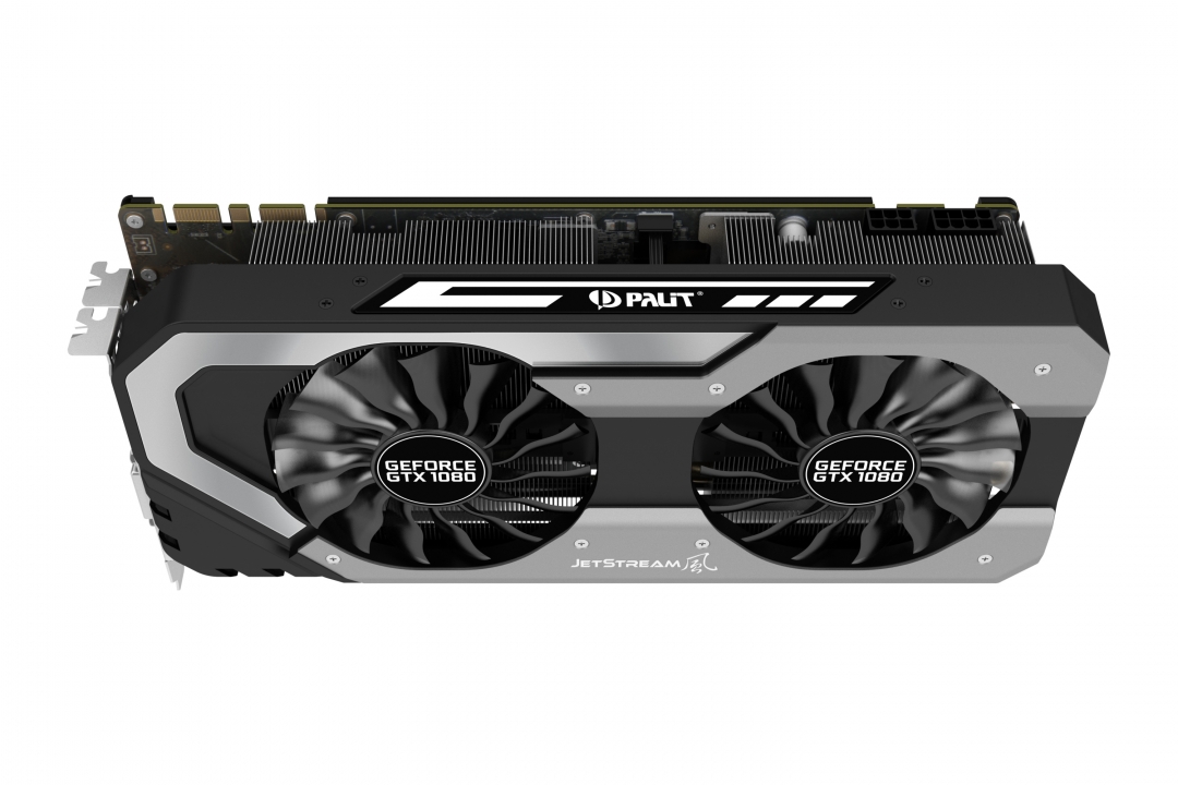 Видеокарта Palit GF GTX1080 JETSTREAM 8Gb (256bit, GDDR5X, 3xDP+DVI+HDMI) RTL