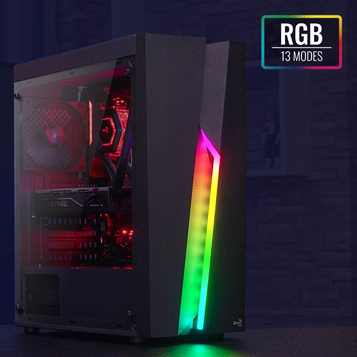 Корпус AeroCool Bolt-A-BK-v1 (без БП, ATX, USB 3.0, black)