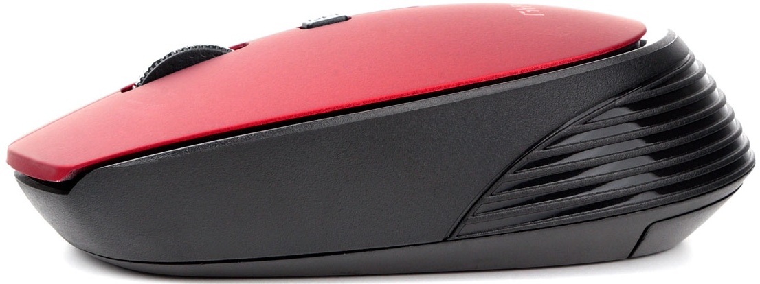 Мышь беспроводная Гарнизон GMW-550-3 (optical, 1600dpi, AA, soft-touch, black-red)