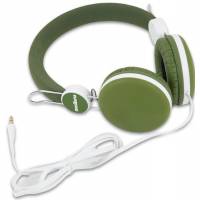 Наушники Mediana HP-811 (накладные закрытые, без микрофона, 1.5m, регулятор, green)