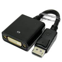 Переходник Display Port m - DVI f (EPortM-DVI F20, 20 cm, black) Espada