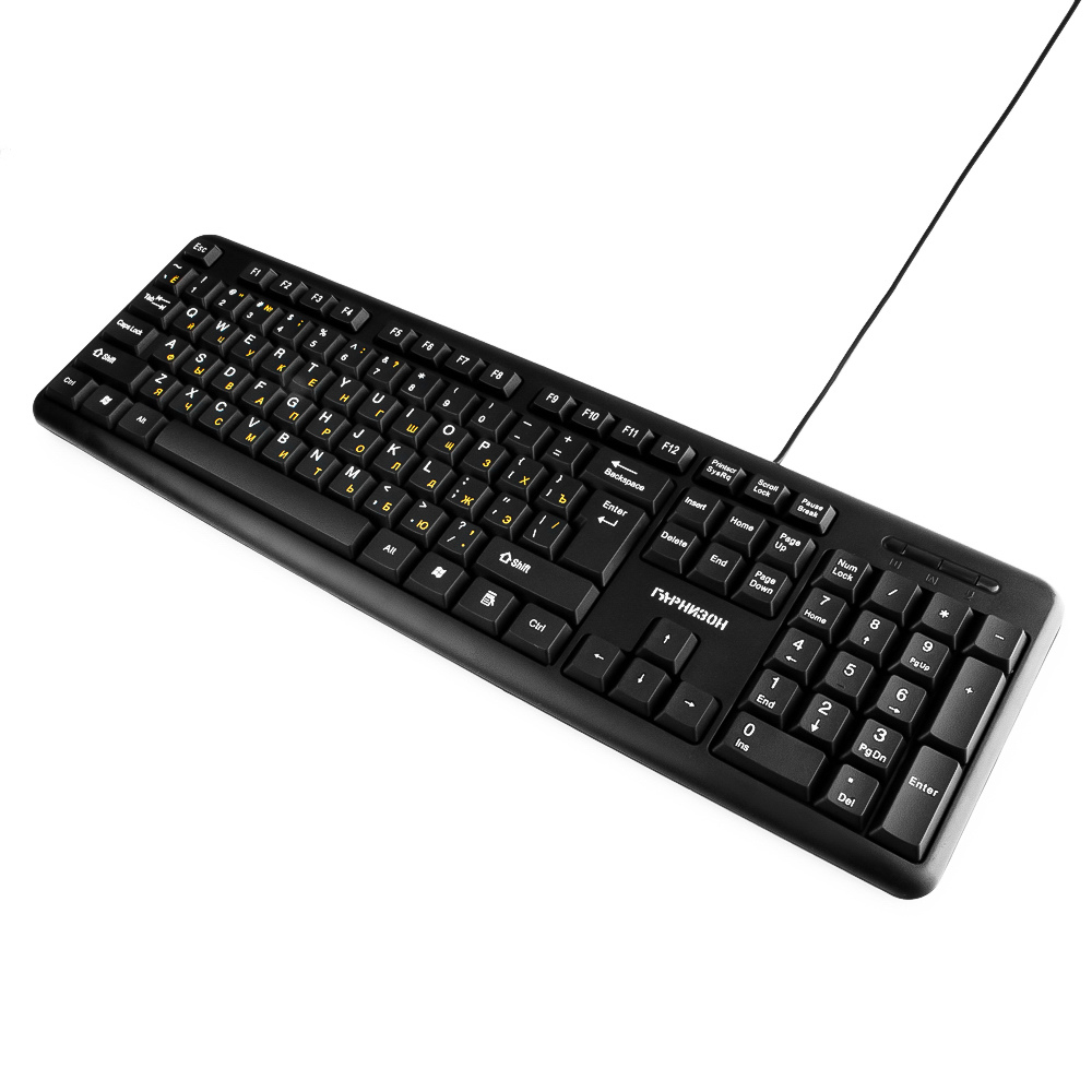 Клавиатура Гарнизон GK-100 (USB, black)