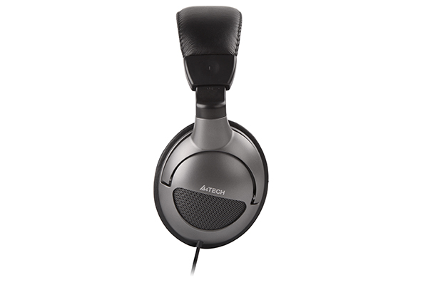 Наушники A4Tech HS-800 (полноразмерные закрытые, c микрофоном, регулятор, 2.2m, grey)