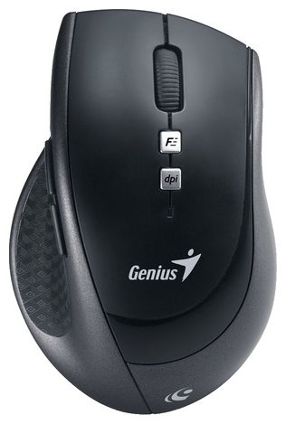 Мышь беспроводная Genius DX-8100 Tattoo (optical, 1600dpi, AA, black-blue)