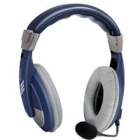 Наушники Defender Gryphon HN-750 (полноразмерные закрытые, c микрофоном, с регулятором, 2m, blue)