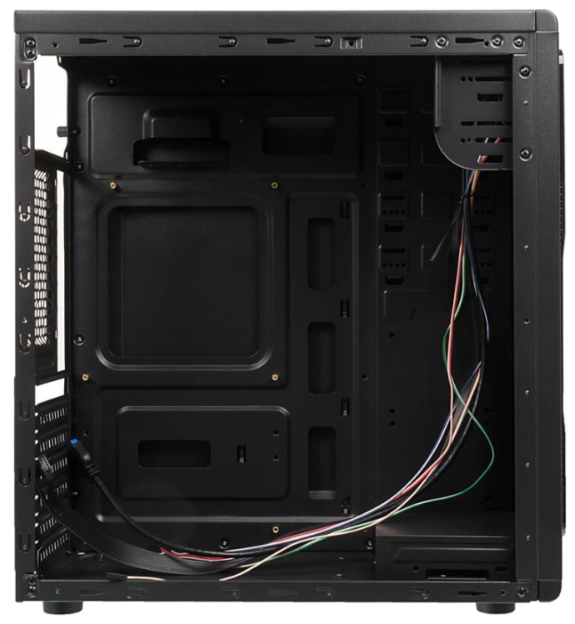 Корпус ACCORD SKY-01 (без БП, ATX, USB3.0, black)