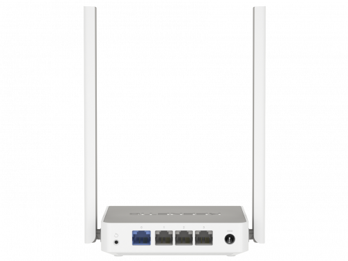 Роутер Keenetic Start (KN-1111) (300Mbps, 2.4GHz, 3 ports, 100Mbps, 2 внешние несъёмные антенны 5dBi, grey-white)