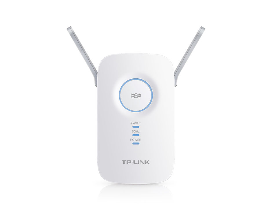 Усилитель беспроводного сигнала TP-LINK RE350 (300/867Mbps, 2.4/5GHz, 1port, 1000Mbps, 2 внешние антенны, white)
