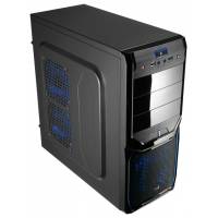 Корпус AeroCool "V3X" (без БП, ATX, black-blue)