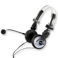 Наушники Velton VLT-H810 (накладные закрытые, с микрофоном, 1.8m, black-silver)