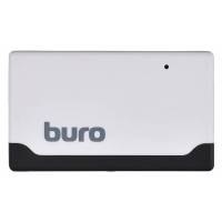 Карт-ридер Buro BU-CR-2102 (microSD, SDHC, M2, MS, CF, MMC, XD, white-black, USB2.0)