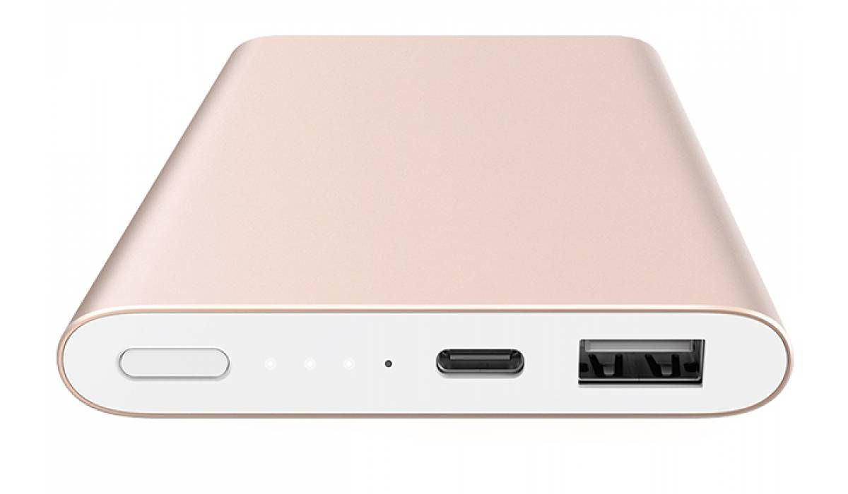 Внешний аккумулятор Xiaomi Mi PowerBank Pro (PLM03ZM, литий-полимерный, 10000mAh, выход 2.4A, вход 2A, gold)