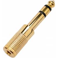 Переходник (A-63M-35F, 6.3mm Jack (m) / 3.5mm Jack (f), gold) Cablexpert