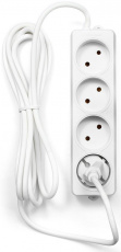 Сетевой удлинитель Гарнизон (EL-NL4-W-3, 4 розетки, 3 метра, 10A, white) OEM