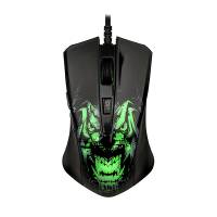 Мышь QUMO Rampage M49 (USB, optical, 3200dpi, игровая, 1.5m, black)