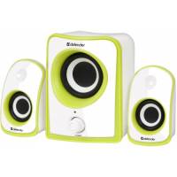Колонки Defender JamSation S10 (2x2.5W, Subwoofer 5W, white-green)