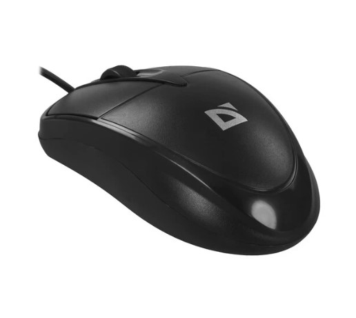 Мышь Defender MB-989 (USB, optical, 1000dpi, компактная, 1.2m, black)
