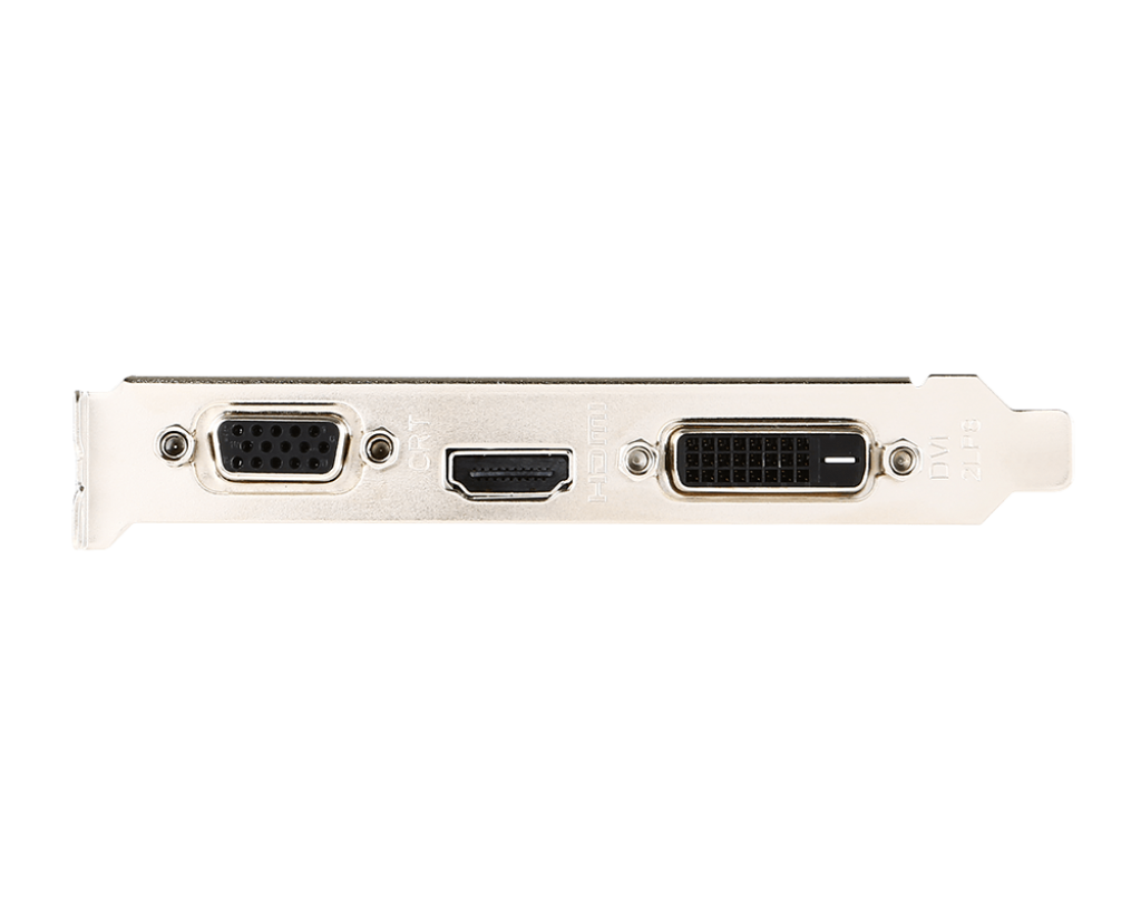 Видеокарта MSI GF GT710 2Gb (GT 710 2GD3H LP, 64bit, DDR3, DVI+HDMI+CRT) RTL