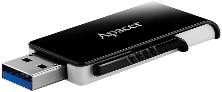 Флеш накопитель USB 3.2 64Gb Apacer AH350 (AP64GAH350B-1, black-white)