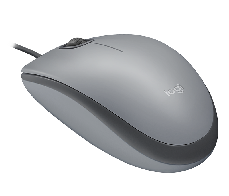 Мышь Logitech M110 Silent (USB, optical, бесшумный клик, 1000dpi, grey)