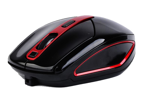 Мышь беспроводная A4Tech G11-590FX-2 (optical, 2000dpi, аккумулятор, black-red)