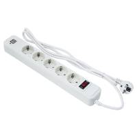 Сетевой фильтр ExeGate (SP-5-USB-3W, 5 розеток, 3 метра, 2xUSB, white) OEM