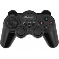 Геймпад Oklick TWILIGHT GP-400MW (PC/PS1/PS2/PS3, беспроводной / USB, 3xAAA, вибрация, black)