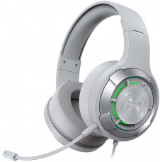 Наушники Edifier G30 II (полноразмерные закрытые, подключение по USB, с микрофоном, регулятор, RGB подсветка, игровые, виртуальный объёмный звук 7.1, 2.5m, grey)