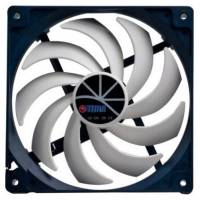 Вентилятор Titan TFD-14025H12ZP/KE(RB) (140x140x25mm, Z-axis Bearing, 180-1800rpm, 5-29dBa, 3pin, PWM, white-blue) RTL