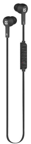 Гарнитура Defender FreeMotion B680 (затычки, беспроводная, Bluetooth 4.2, с микрофоном, до 7 часов работы от батареи, black)
