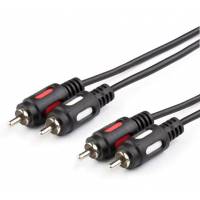 Кабель аудио джек 2 RCA --> 2 RCA, 1.5m (#1041, black) L-PRO