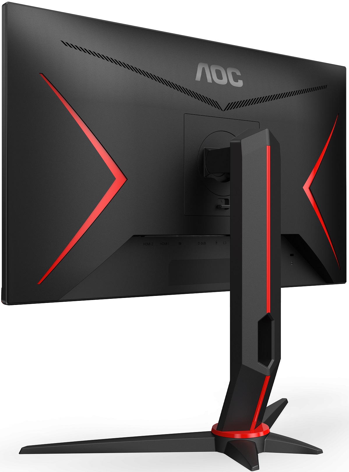 Монитор AOC 23.8" 24G2SU black-red