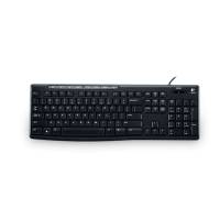 Клавиатура Logitech K200 Media (USB, мультимедийная, black)
