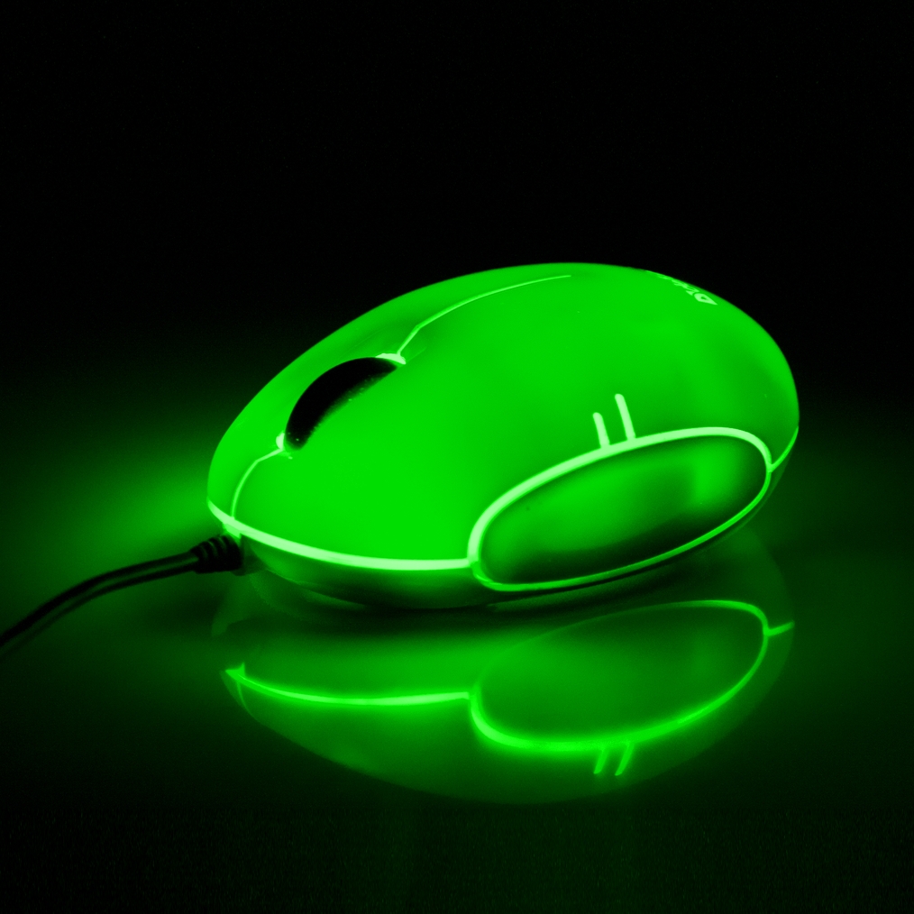 Мышь Defender Rainbow MS-770L (USB, optical, 1000dpi, переливающаяся подсветка, chrome)
