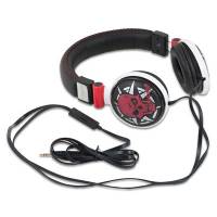 Наушники Mediana HP-712 (накладные закрытые, без микрофона, 1.5m, регулятор, black-red)