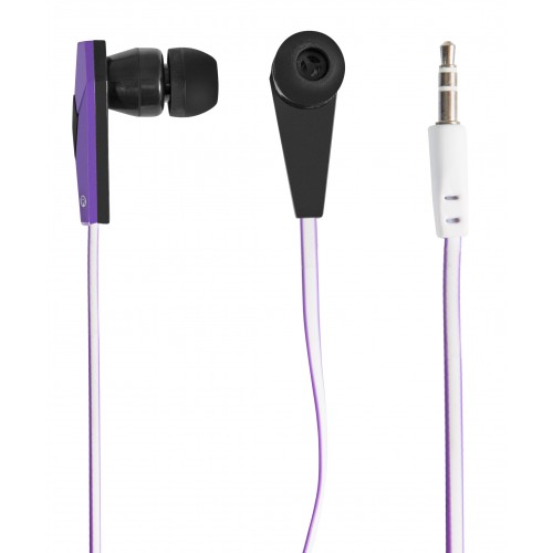Наушники Defender Trendy-705 (затычки, без микрофона, 1.1m, black-purple)
