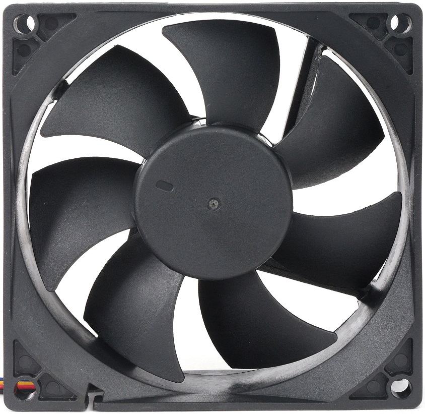 Вентилятор Gembird D9225HM-4 (92x92x25mm, Hydro, <2500rpm, <32dBa, 4pin, PWM, black) OEM