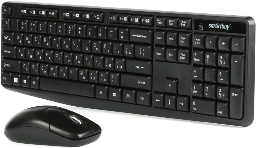 Клавиатура+мышь беспроводные Smartbuy ONE (SBC-235380AG-K, black)