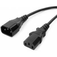 Кабель питания (PC-189-VDE, сис. блок - монитор, 1.8m, 0.75мм2, black) Cablexpert