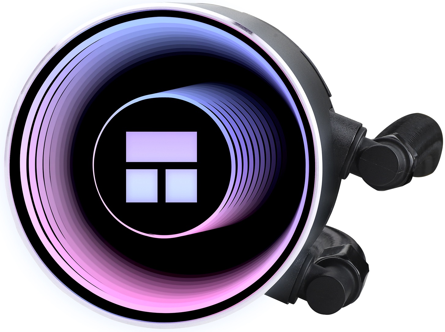 Водяное охлаждение Thermalright Frozen Notte 240 Black ARGB V2 (1150/1151/1155/1156/1200/1700/1851/2011/2066/AM3/AM4/AM5, Радиатор: Al, Водоблок: Cu, 2 вентилятора: S-FDB, 120mm, <2000rpm, <28dBa, 4pin, PWM, ARGB,  Помпа: 5300rpm, 28dBa, 4pin, 250W, ARGB,