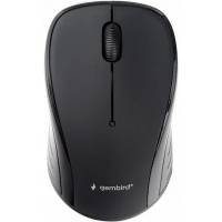 Мышь беспроводная Gembird MUSW-280 (optical, 1000dpi, 2xAAA, soft-touch, black)