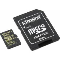 Карта памяти SDmicro Card 32GB Kingston (SDCG/32GB, Class 10, UHS-I U3, 90/45Mb/s, адаптер SD)