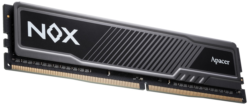 Память DDR4 16Gb PC25600, 3200MHz, Apacer Nox (AH4U16G32C28YMBAA-1, black)