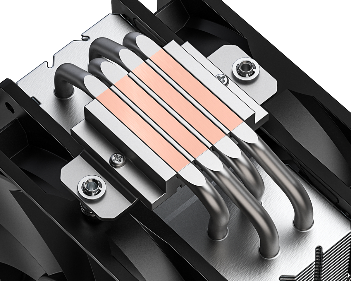 Вентилятор ID-Cooling SE-214-XT PLUS (1150/1151/1155/1156/1200/1700/1851/AM4/AM5, 2x120mm, Hydro, 700-1800rpm, 16-35dBa, 4 тепловые трубки, DTH, 4pin, PWM, 150W, black) RTL