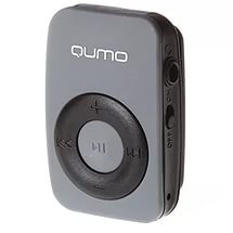 Плеер Flash QUMO Active (microSD до 32Gb, MP3, 90mAh, space grey)