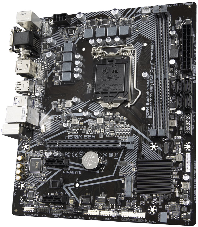 Материнская плата Gigabyte H510M S2H (s1200, mATX) RTL