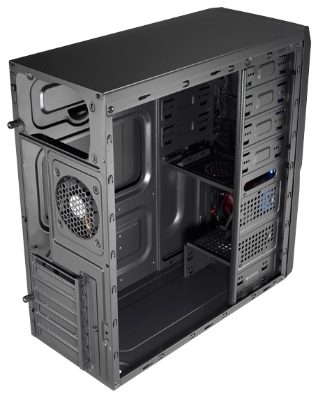 Корпус AeroCool "V3X" (без БП, ATX, black-red)