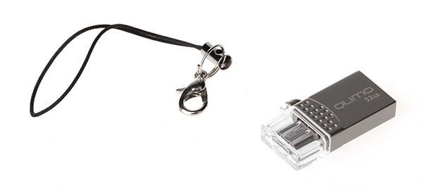 Флеш накопитель USB 2.0 32Gb QUMO Keeper (QM32GUD-Keep, OTG, silver)