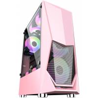 Корпус 1STPLAYER DK-3 (без БП, ATX, USB3.0, pink)