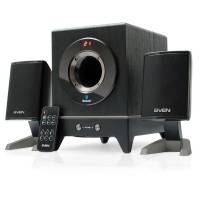 Колонки Sven MS-350BL (18W, Bluetooth, ПДУ, black)